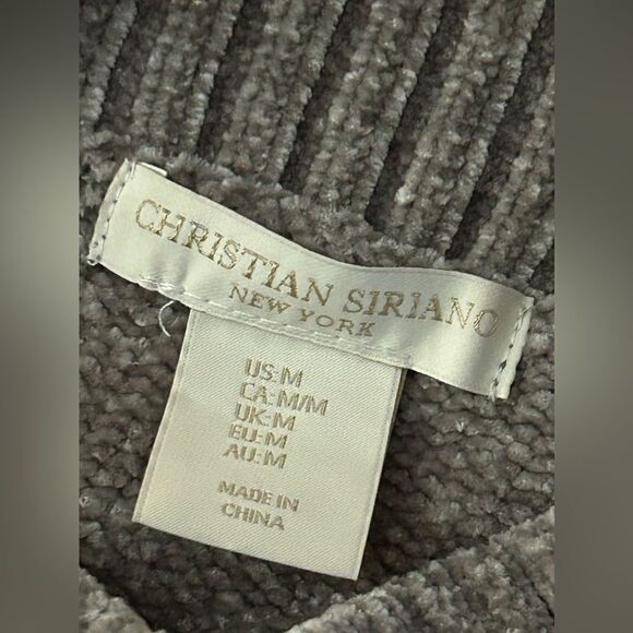 Christian Siriano New York Chunky Chenille Snowflake Sweater Size Medium - Picture 10 of 12